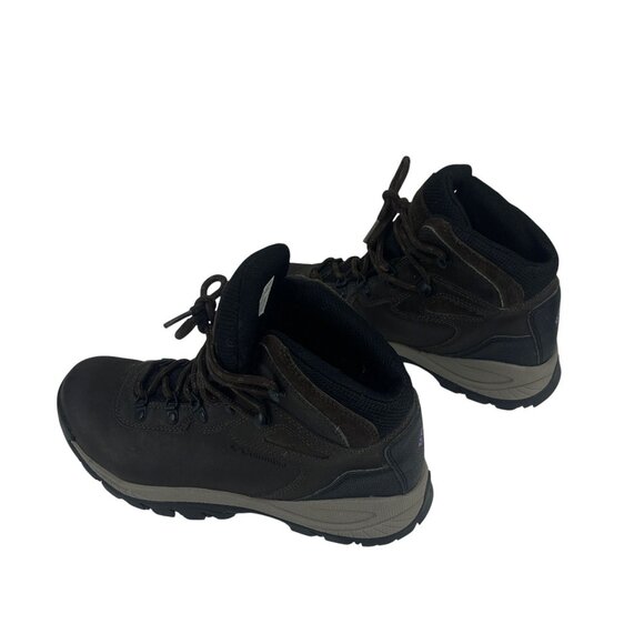 Columbia Waterproof Hiking Boots Size 8.5 Brown Womens Leather Lace-Up Outdoor - Picture 5 of 12